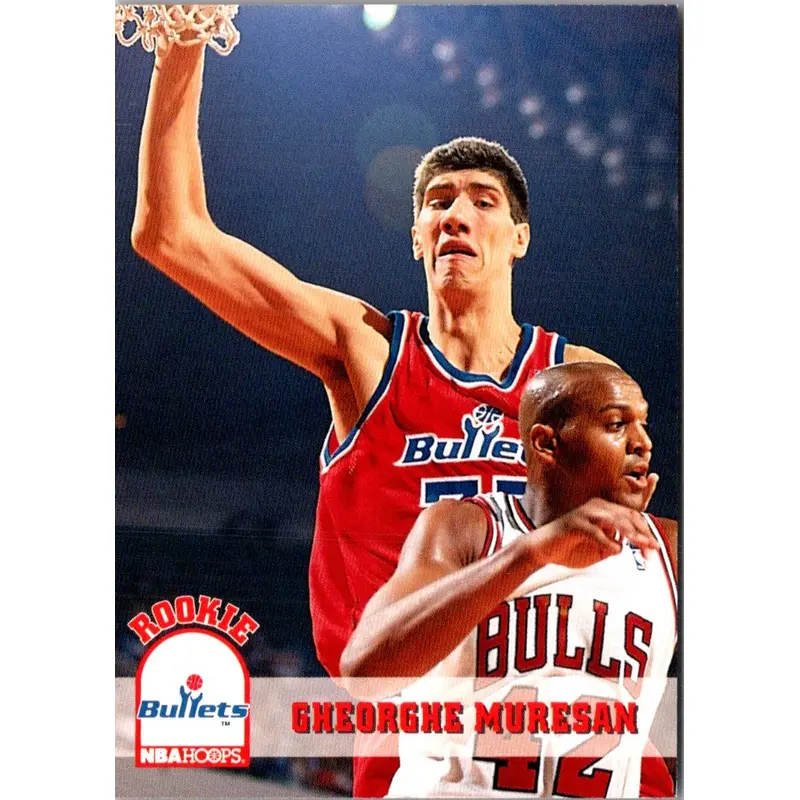 1993 Hoops Gheorghe Muresan #418 Rookie