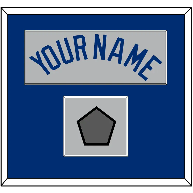 Los Angeles Name & World Series Jersey Patch - Road Gray - Single Mat 2