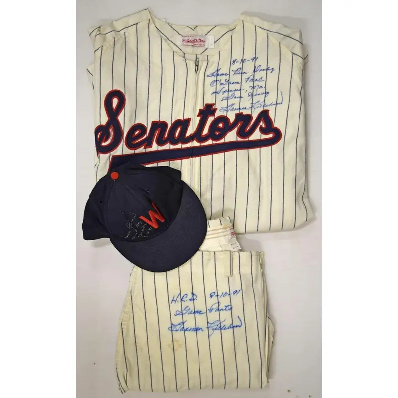 Harmon Killebrew Game Worn Signed Washington Senators Home Run Derby Uniform PSA