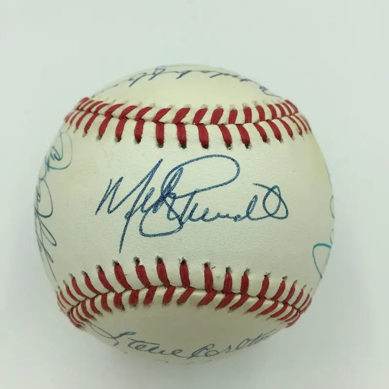 Philadelphia Phillies Legends Multi Signed Baseball Mike Schmidt 15 Sigs PSA DNA