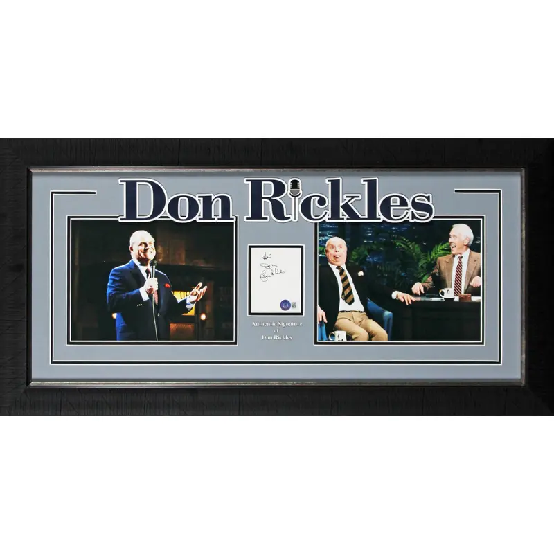 Don Rickles Comedian & Actor Authentic Signed Framed Display BAS #BL96288