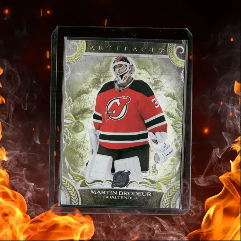 2024-25 Upper Deck Artifacts Martin Brodeur Neon Green #169