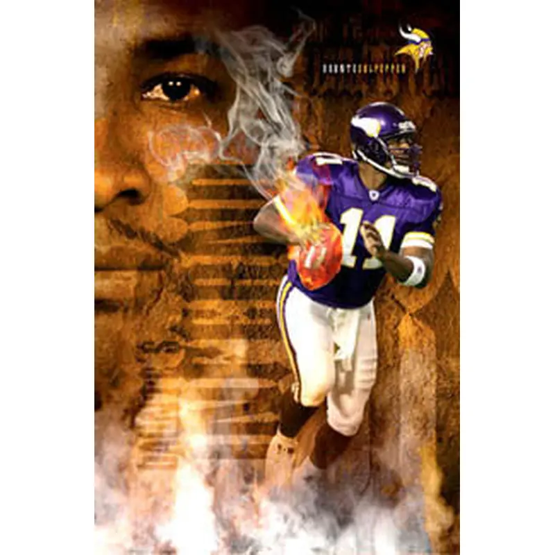 Daunte Culpepper "Daunte's Inferno" Minnesota Vikings Poster - Costacos 2005