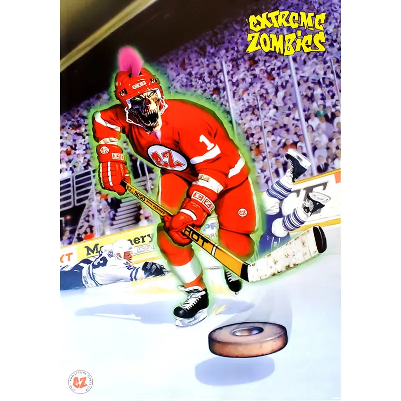 Hockey "Extreme Zombies" Poster - Verkerke 1999