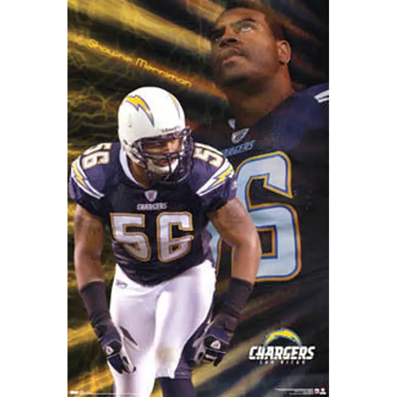 Shawne Merriman "Big 56" San Diego Chargers Poster - Costacos 2007