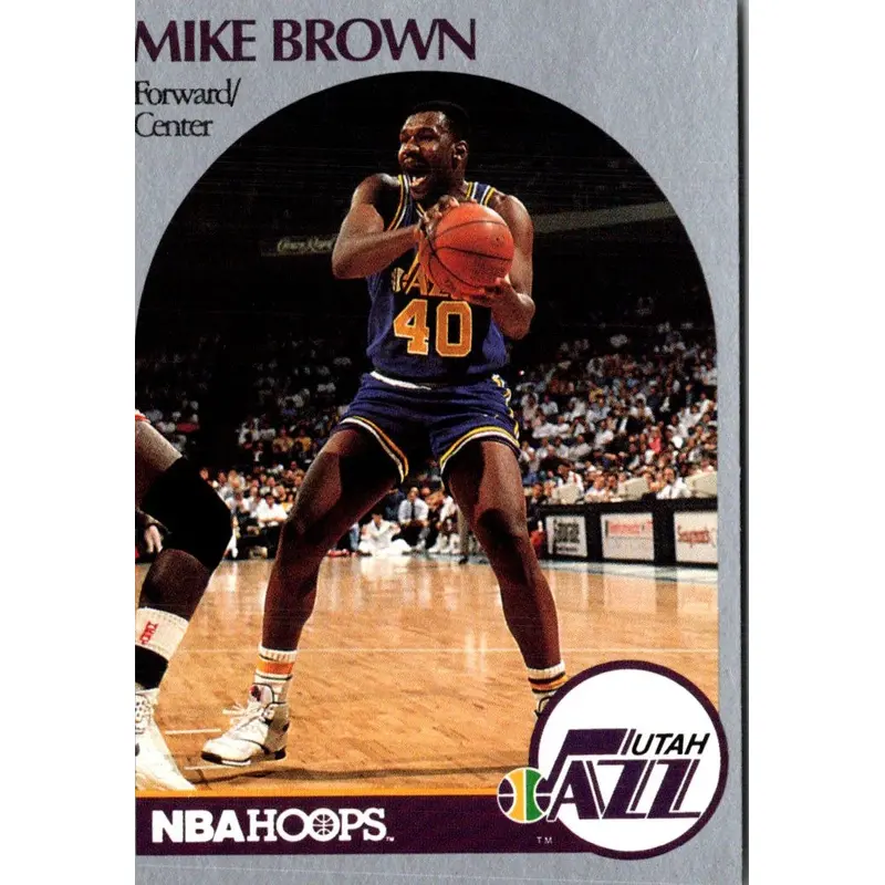 1990 Hoops Mike Brown #286