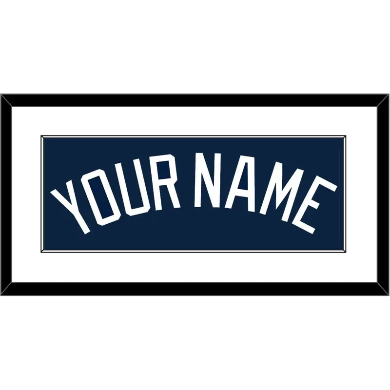 Atlanta Name - Alternate Road Blue - Single Mat 1
