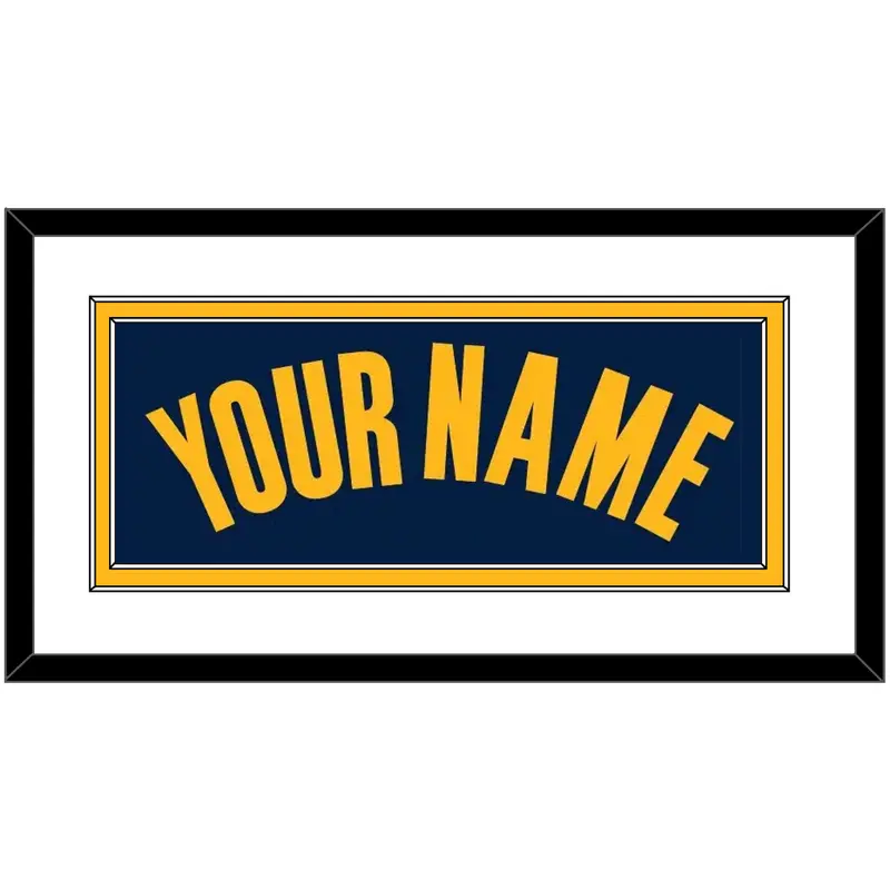 Cleveland Name - Alternate Blue (2014-2017) - Double Mat 2