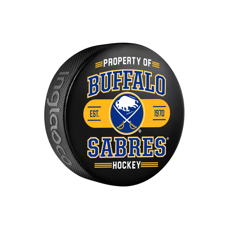 NHL Buffalo Sabres Property Of Souvenir Collector Hockey Puck