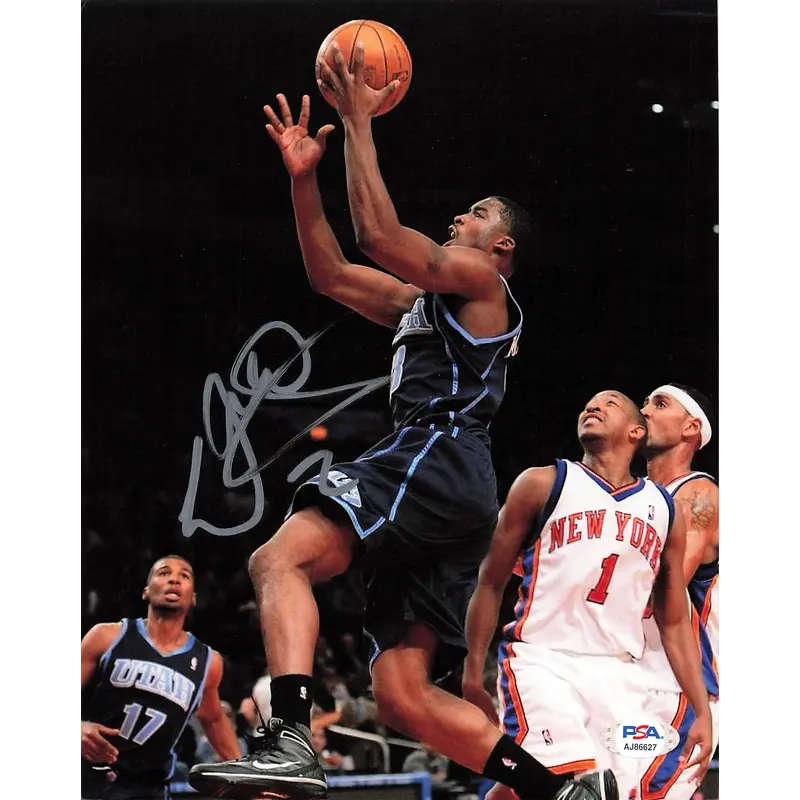 WESLEY MATTHEWS signed 8x10 photo PSA/DNA Utah Jazz Autographed