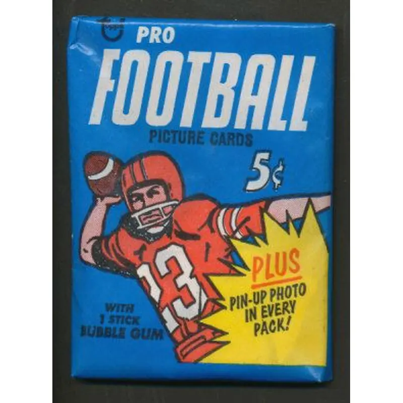 1968 Topps Football Unopened Wax Pack