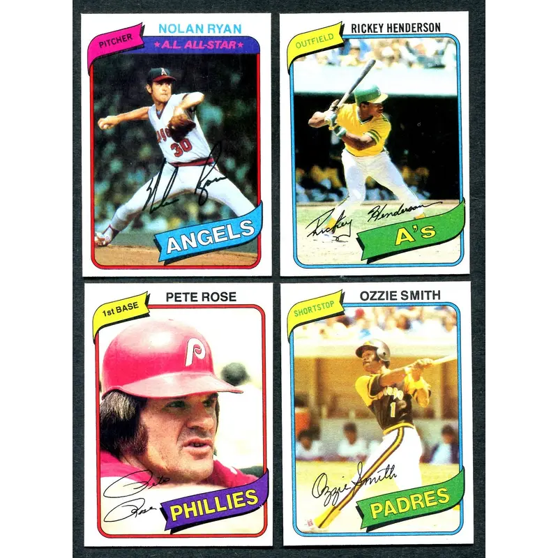 1980 Topps Baseball Complete Set EX/MT NM (726) (24-509)