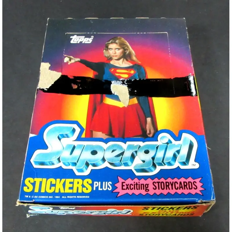 1984 Topps Supergirl Unopened Wax Box (X-Out)