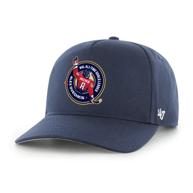 WASHINGTON CAPITALS ALEX OVECHKIN NHL ALL TIME GOALS LEADER '47 HITCH