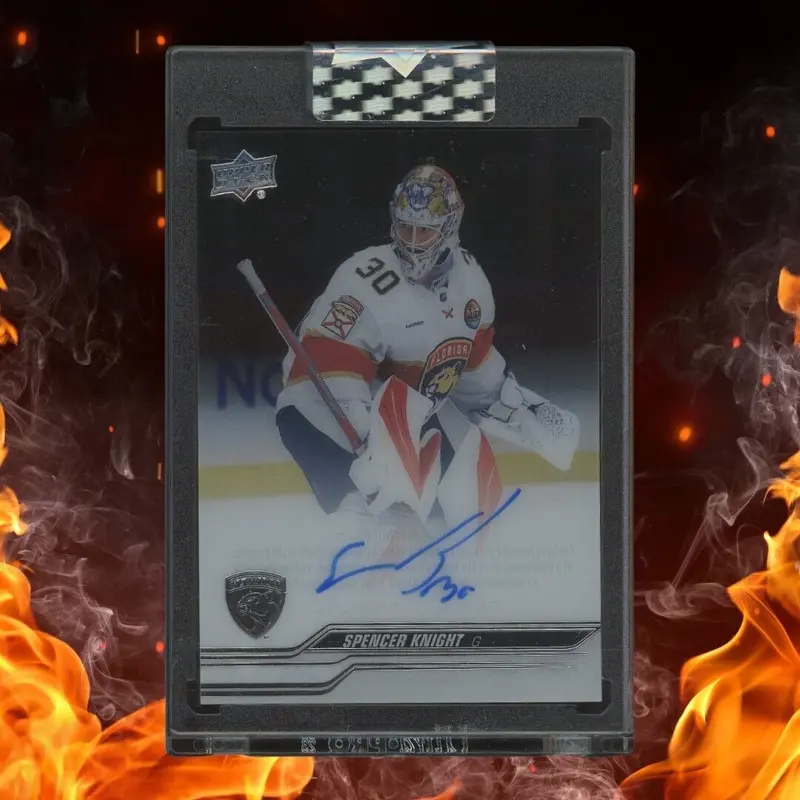 2023-24 Upper Deck Clear Cut SPENCER KNIGHT Auto #CC-SK