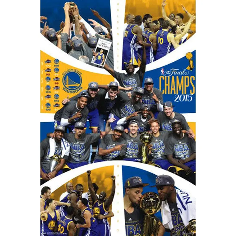 Golden State Warriors 2015 NBA Champions CELEBRATION Commemorative Poster - Trends