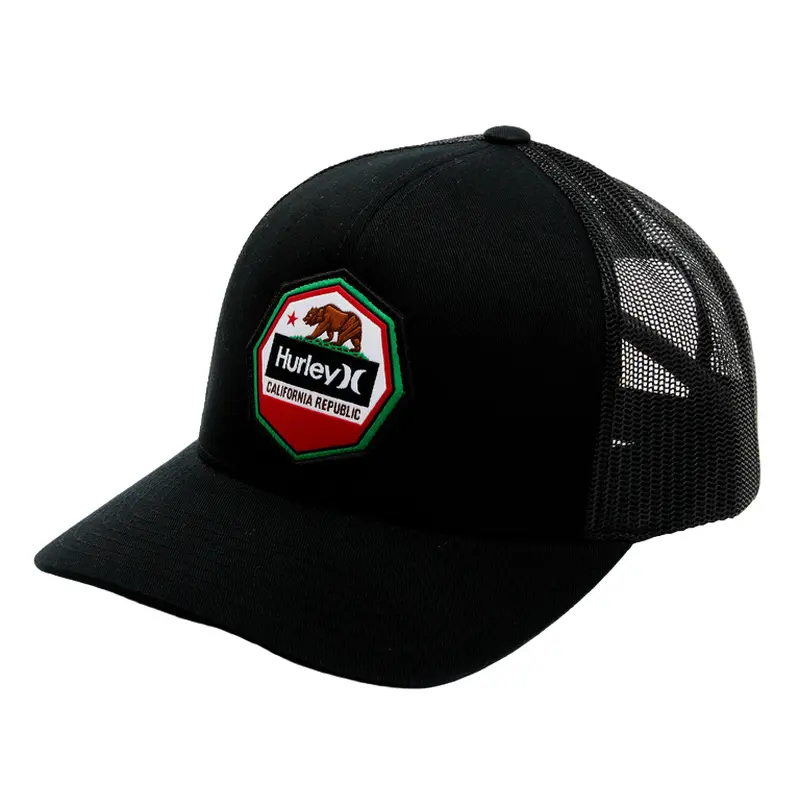 HURLEY BLACK ULTRA DESTINATION MENS SNAPBACK MESH HIHM0185 014