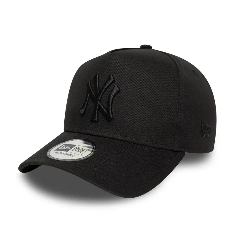 New York Yankees MLB League Essential Black 9FORTY E-Frame Adjustable Cap