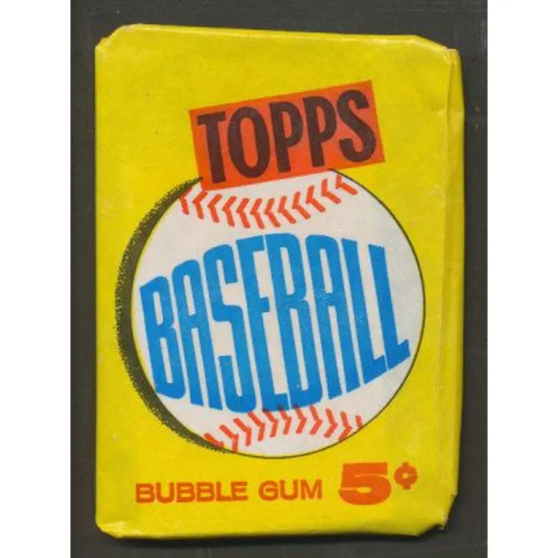 1960 Topps Baseball Unopened Series 2 Wax Pack