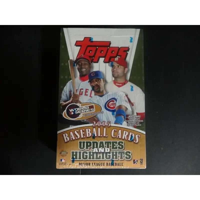 2005 Topps Updates and Highlights Baseball Jumbo Box (HTA)