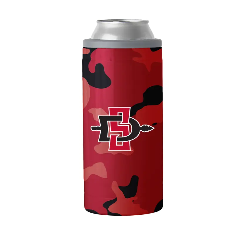 San Diego Camo Swagger 12oz Slim Can Coolie