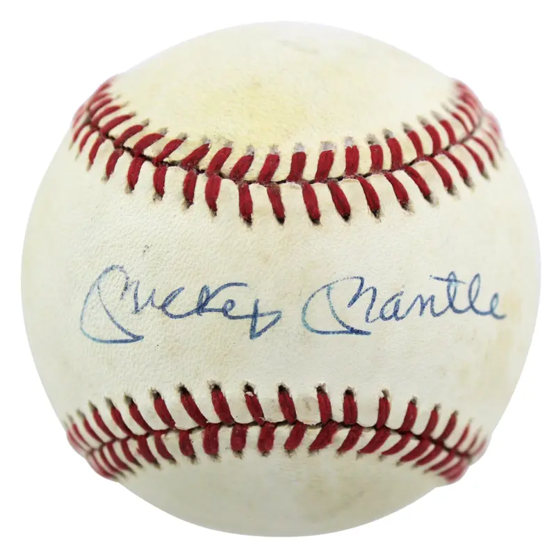 Yankees Mickey Mantle Signed Authentic Oal Baseball Autograph PSA/DNA #S02152