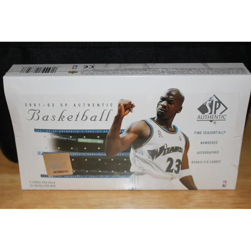 2000-01 SP Authentic Basketball Hobby Wax Box, Factory Sealed