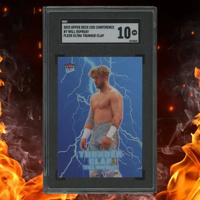 2025 Upper Deck CDD WILL OSPREAY Fleer Ultra Thunder Clap SGC 10 #7