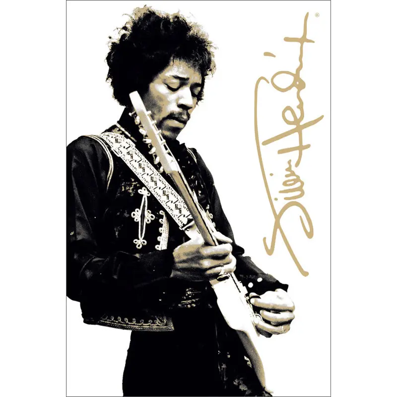 Jimi Hendrix "Guitar Hero" Music Legend Poster - Aquarius Images Inc.