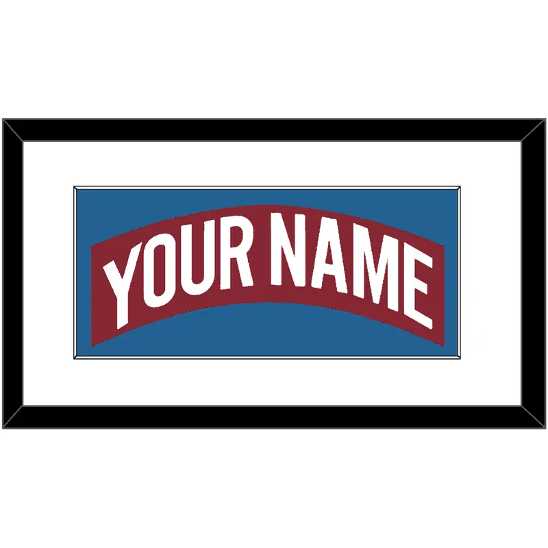 Colorado Nameplate - Road Burgundy (1995-1996) - Single Mat 1