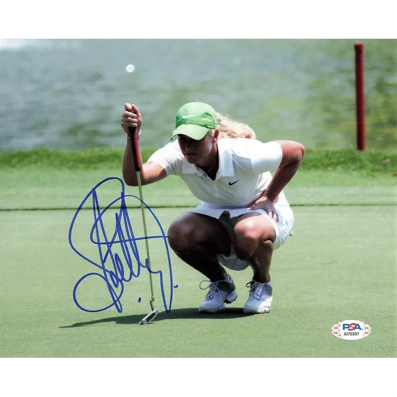 Suzann Pettersen signed 8x10 photo PSA/DNA Autographed Golf