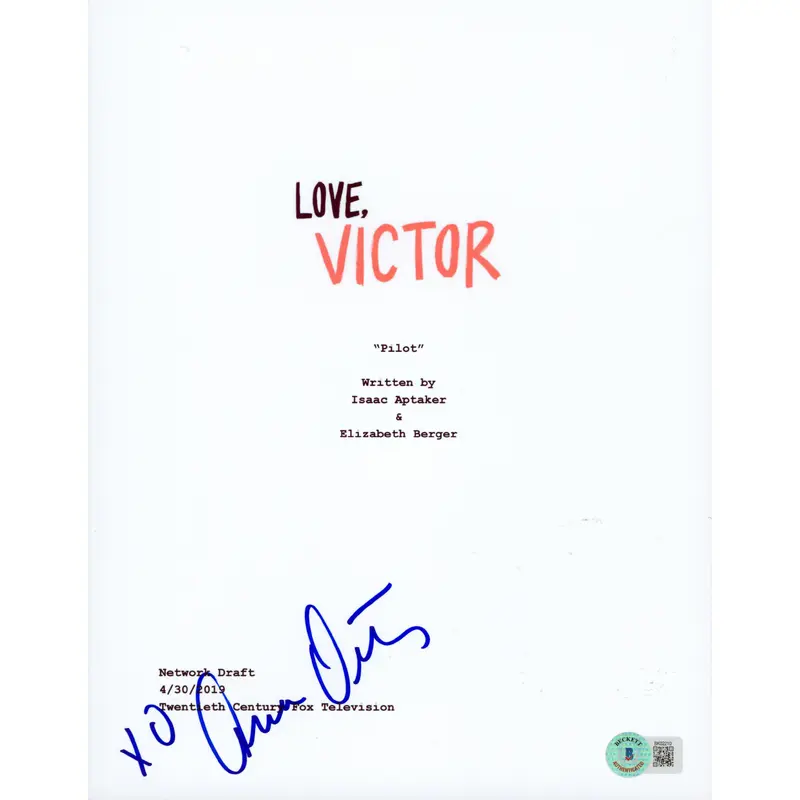 Ana Ortiz Love, Victor "XO" Authentic Signed Script Cover BAS #BK02210