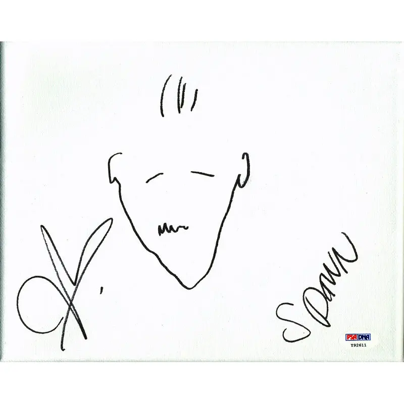John Leguizamo Authentic Signed 8x10 Canvas with Spawn Sketch PSA/DNA #Y92611