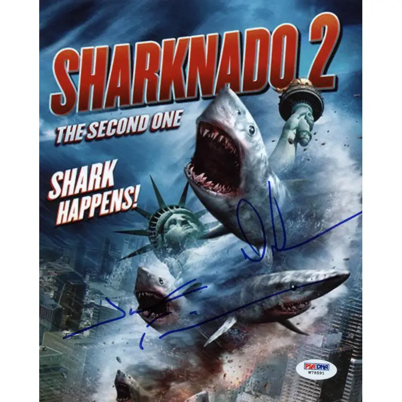 Mark Mcgrath & JUDAh Friedlander Sharknado 2 Signed 8X10 Photo PSA/DNA #W79591