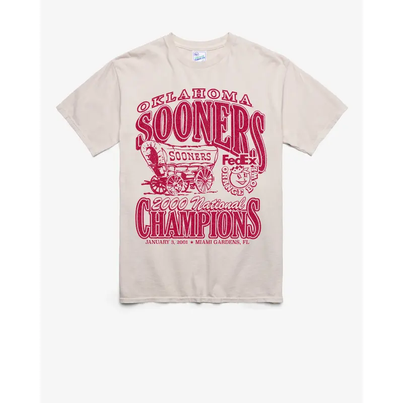 OKLAHOMA SOONERS H-BOWLS MONOCHROME VINTAGE '47 TUBULAR TEE