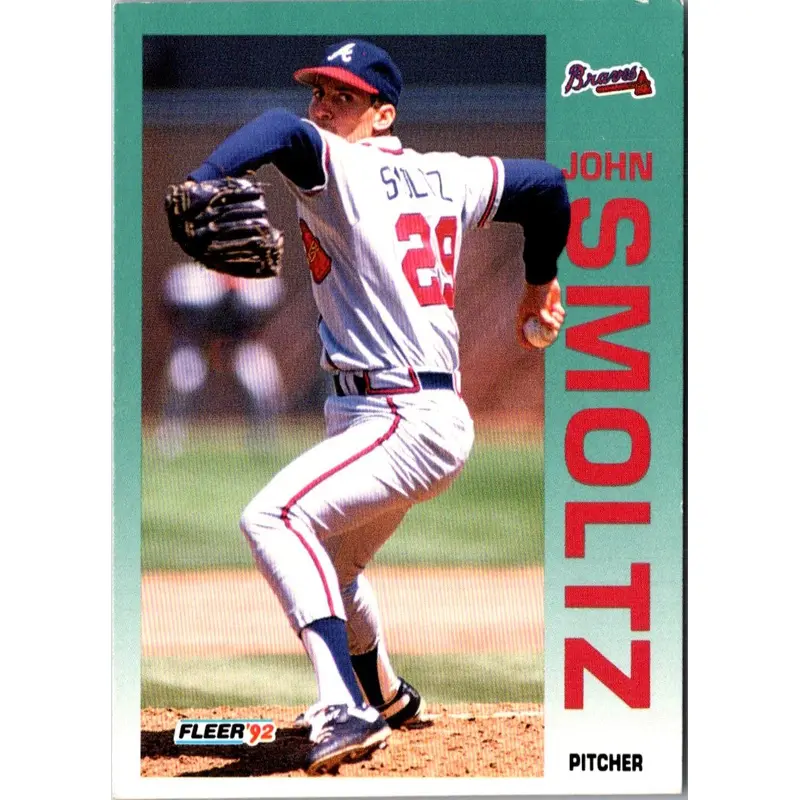 1992 Fleer John Smoltz #371