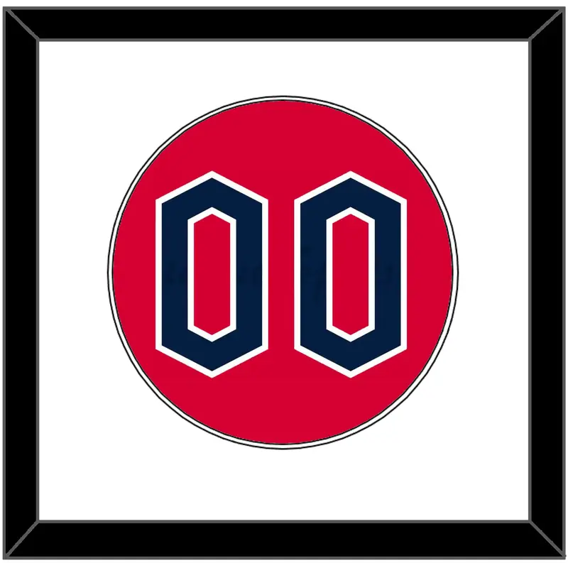 Cleveland Number - Alternate Red - Single Mat 1