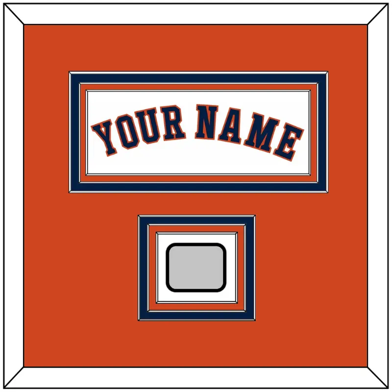 Houston Name & World Series Champions Patch - Home White - Triple Mat 3