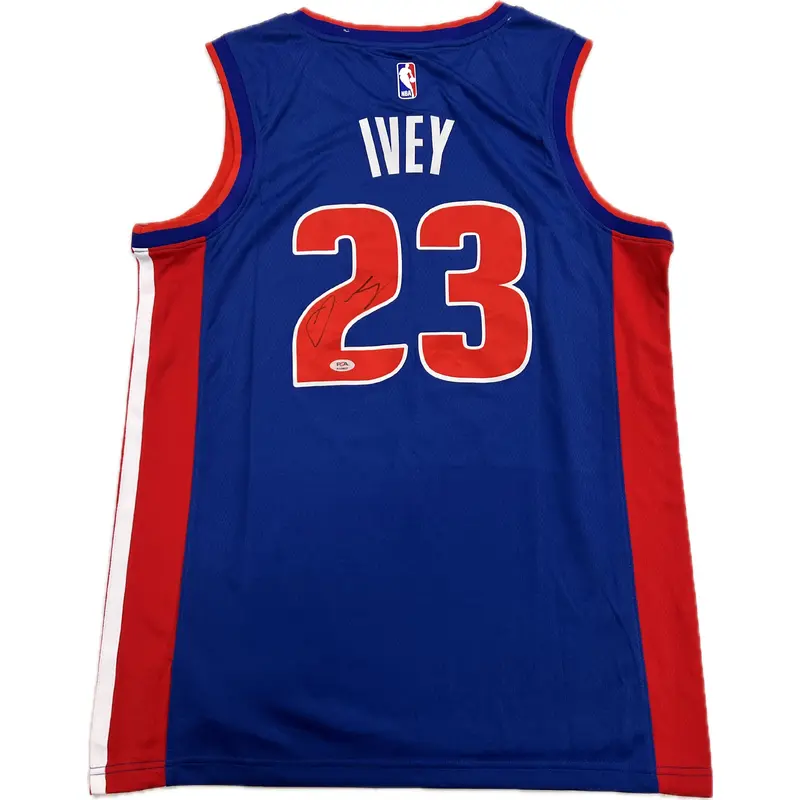 Jaden Ivey signed jersey PSA/DNA Detroit Pistons Autographed