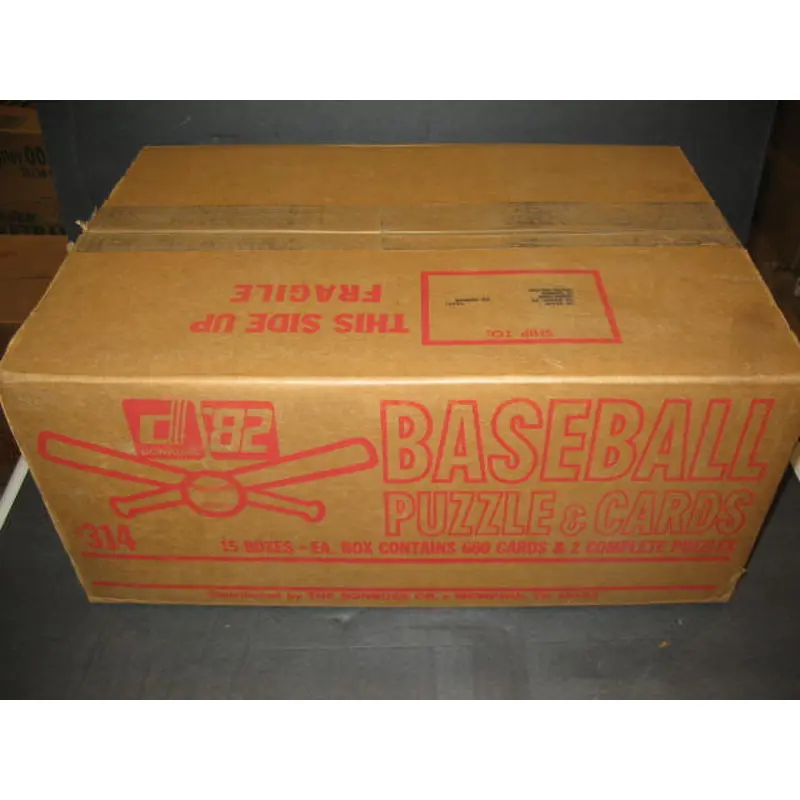 1982 Donruss Baseball Factory Set Case (15 Sets)