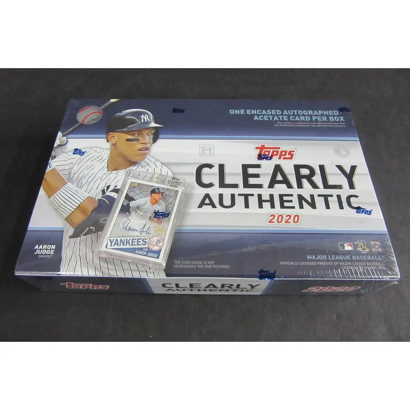 2020 Topps Clearly Authentic Baseball Box (Hobby)