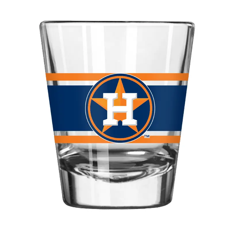 Houston Astros 2oz Stripe Shot Glass