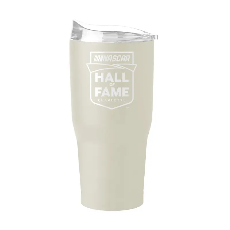 Nascar Hall of Fame 30oz Sand Powder Coat Tumbler
