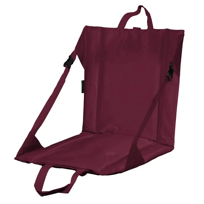 Plain Maroon Stadium Seat