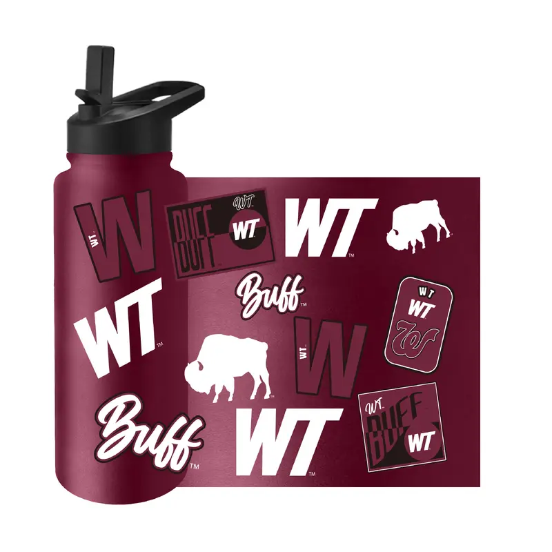 West Texas A&M 34oz Dreamweave Quencher Bottle