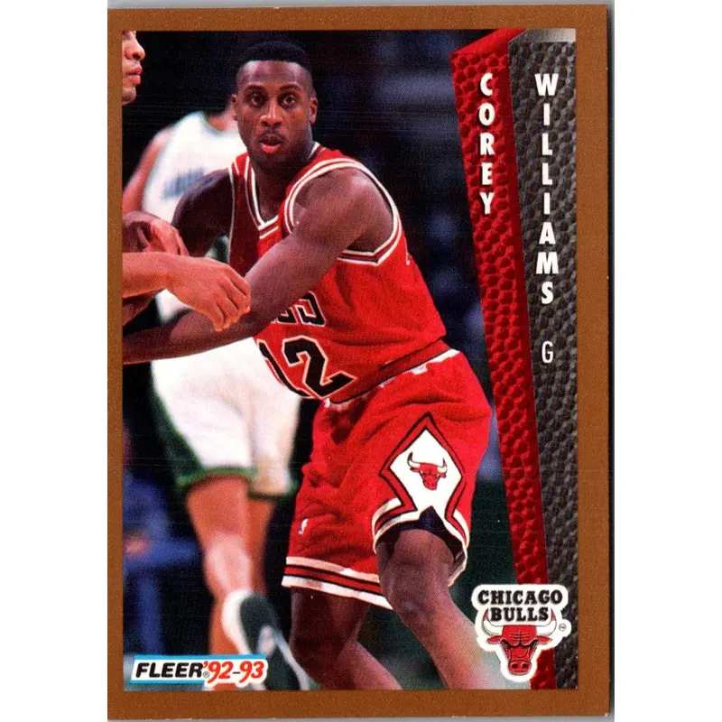1992 Fleer Corey Williams #316 Rookie
