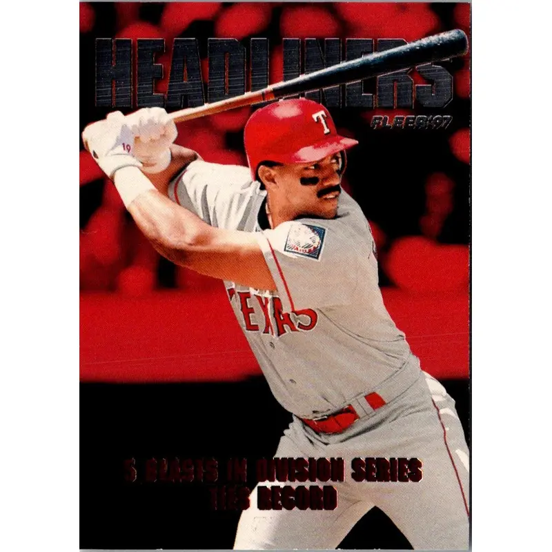 1997 Fleer Headliners Juan Gonzalez #5