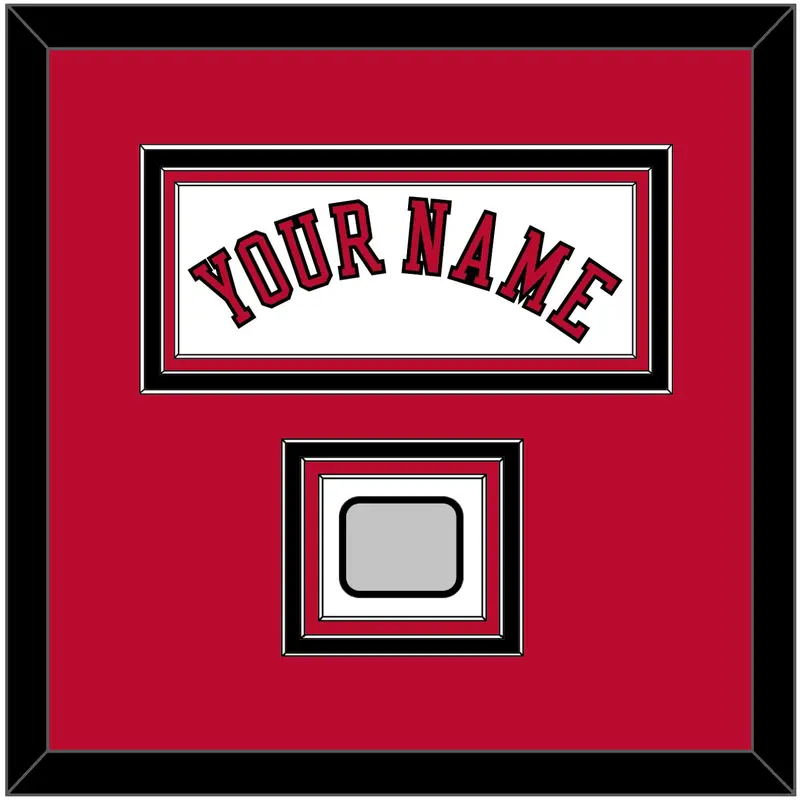 Chicago Name & Finals Patch - Home White (1986-2017) - Triple Mat 2