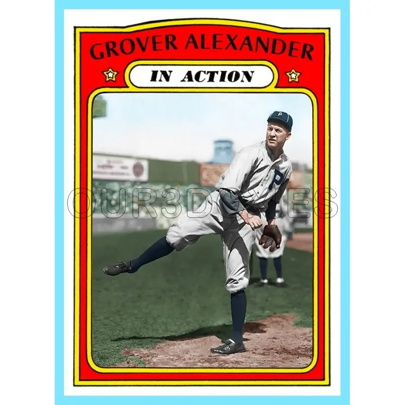 Grover Cleveland Alexander In Action 1972 Topps Custom Card - 4730
