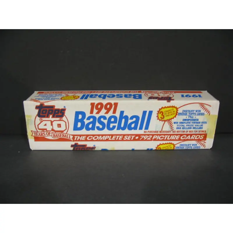 1991 Topps Baseball Factory Set (RWB)